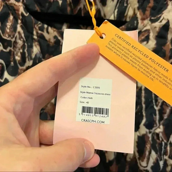 518 NWT CRAS Animal Print Dress Size 42 - Picture 4 of 7